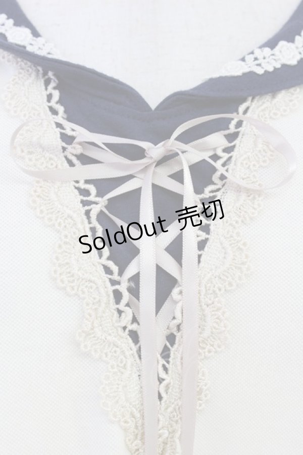 画像3: axes femme / セーラーカラー風デザイントップス M キナリ T-26-04-10-003-AX-TO-SA-ZT (3)