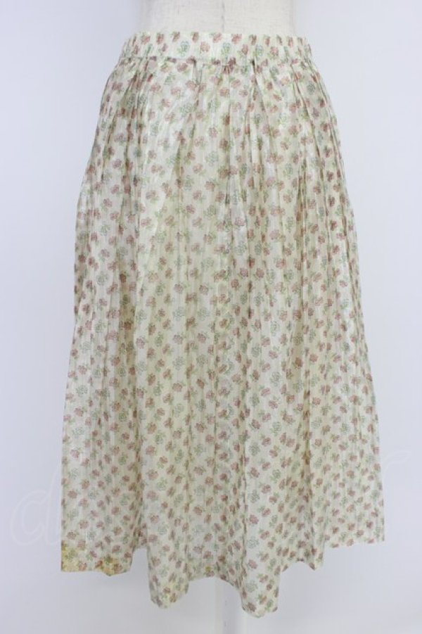 画像2: Jane Marple / フラワーチュールスカート  アイボリー T-26-04-10-026-JM-SK-SA-ZT (2)