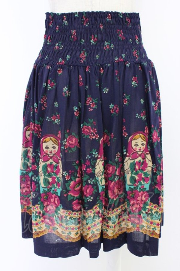 画像2: Jane Marple / マトリョーシカスカート  パープル T-26-04-10-035-JM-SK-SA-ZT (2)