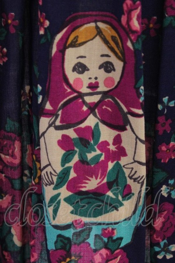 画像4: Jane Marple / マトリョーシカスカート  パープル T-26-04-10-035-JM-SK-SA-ZT (4)