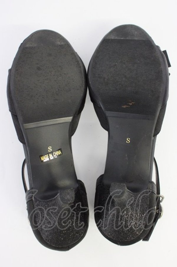 画像7: axes femme / ビジューパンプス S ブラック T-26-04-10-037-AX-SH-SA-ZT (7)