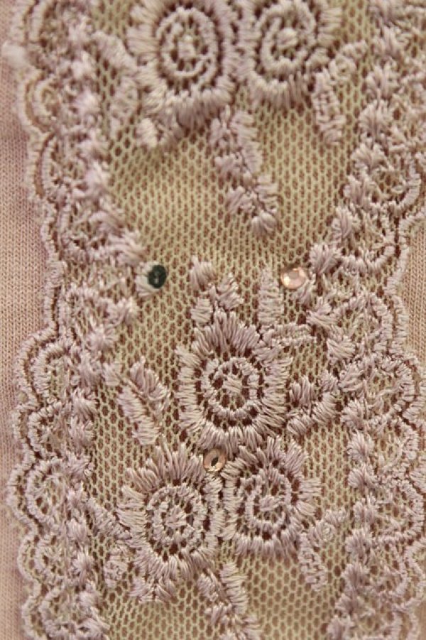 画像2: axes femme / パール&ブレードキャミソール M ピンク T-26-04-10-007-AX-TO-SA-ZT (2)