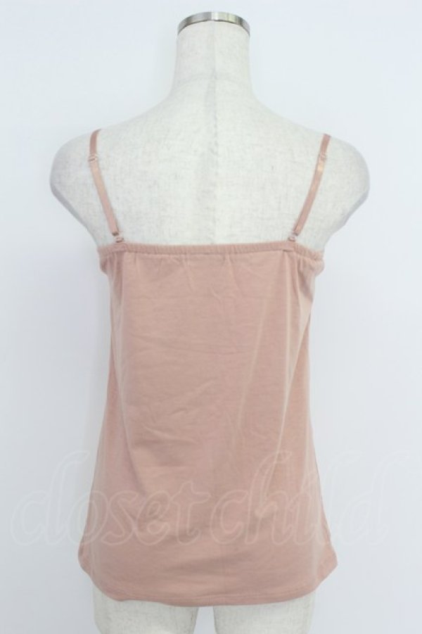 画像4: axes femme / パール&ブレードキャミソール M ピンク T-26-04-10-007-AX-TO-SA-ZT (4)