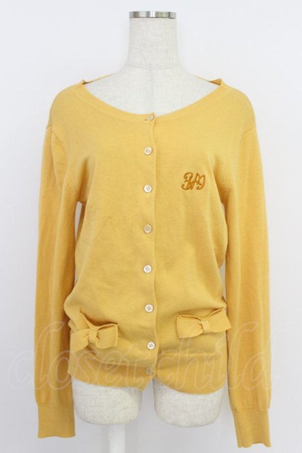 画像1: Jane Marple / リボンポケットニットカーディガン   T-26-04-10-008-JM-TO-SA-ZT (1)