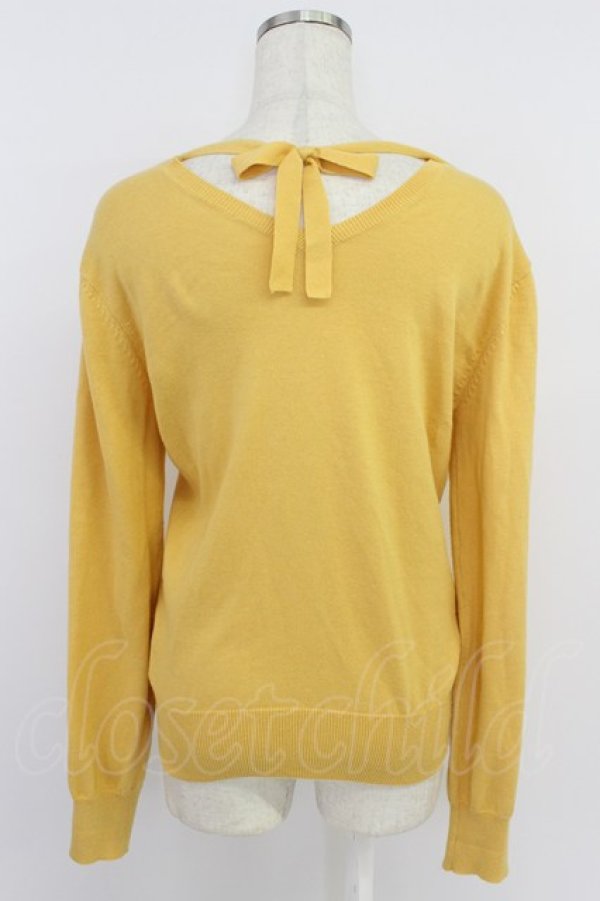 画像2: Jane Marple / リボンポケットニットカーディガン   T-26-04-10-008-JM-TO-SA-ZT (2)