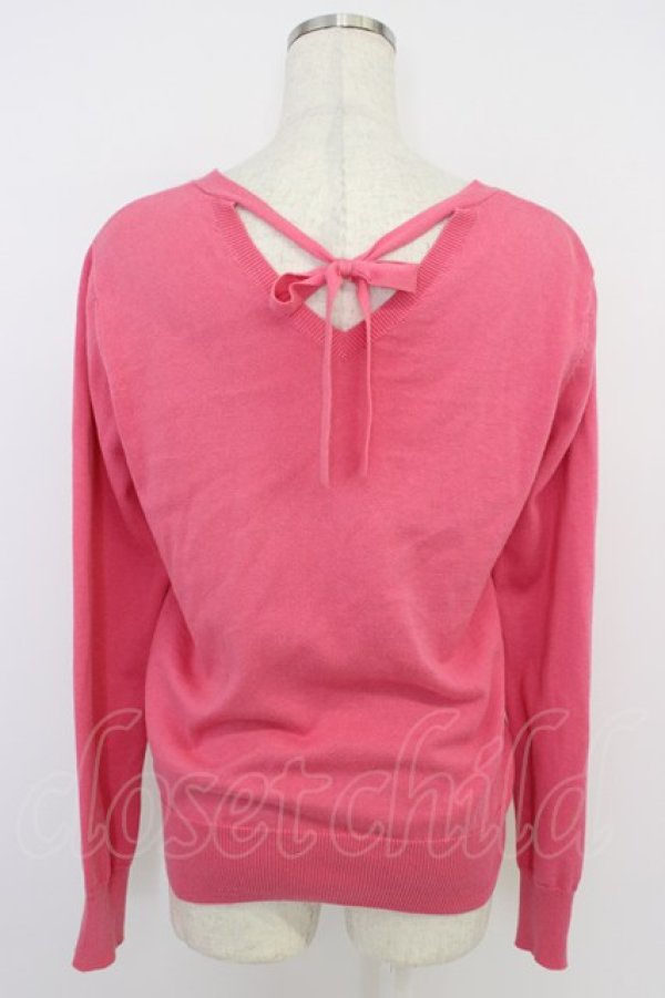 画像2: Jane Marple / リボンポケットニットカーディガン   T-26-04-10-009-JM-TO-SA-ZT (2)