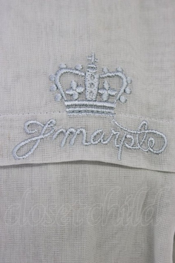 画像3: Jane Marple / フラワークラウンブルゾン  サックス T-26-04-10-013-JM-JA-SA-ZT (3)