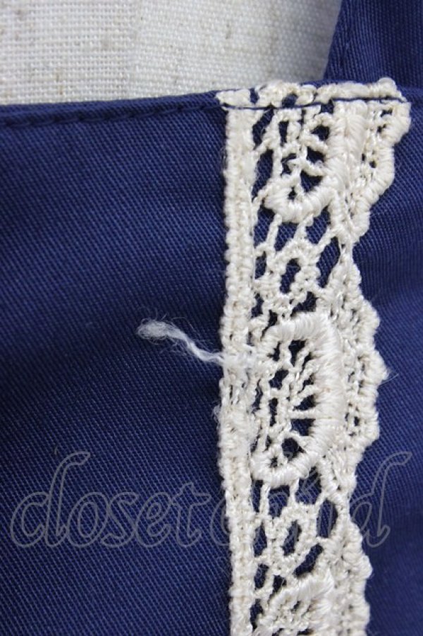 画像5: axes femme / サス付きハイウエストスカート M ネイビー T-26-04-10-021-AX-SK-SA-ZT (5)