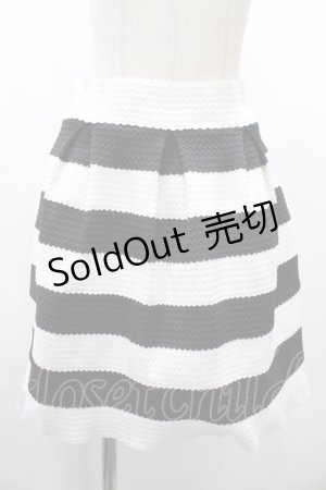 画像: 【SALE】MA*RS / ボーダスカート Y-23-09-29-139-EL-SK-SZ-ZT285