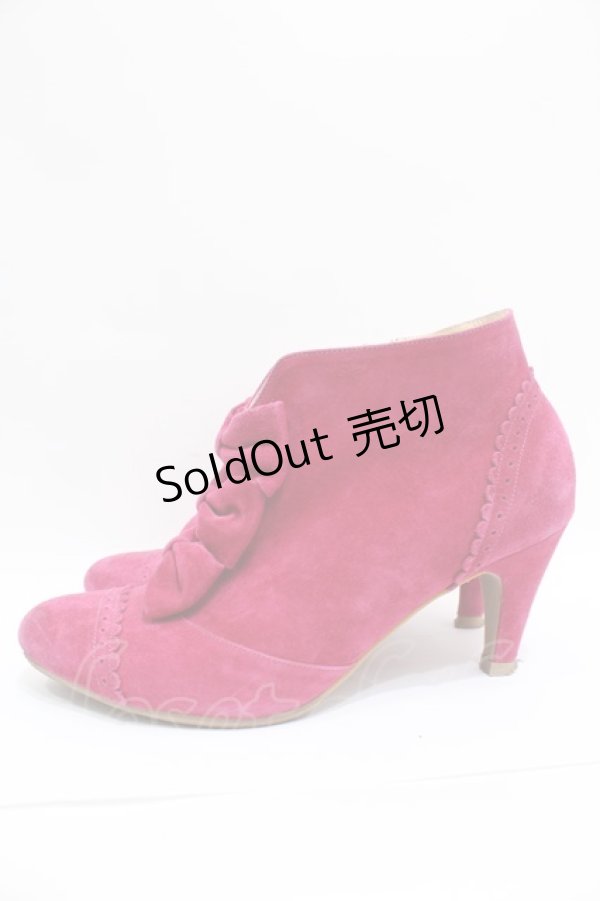 画像2: Emily Temple cute / 3連リボンブーティー 24.5 ピンク Y-23-10-19-077-ET-SH-SZ-ZT-K003 (2)