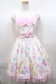 画像1: Angelic Pretty / TOY FANTASYジャンパースカート  シロ Y-23-10-19-116-AP-OP-SZ-ZY (1)