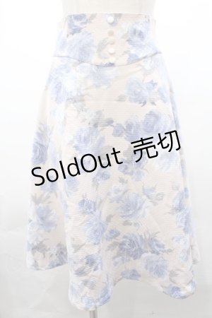 画像: 【SALE】an another angelus / フラワーミディ丈スカート F ピンク Y-23-10-21-131-CA-SK-SZ-ZT285