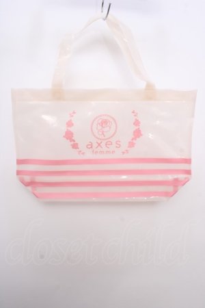 画像: axes femme / ビニールトートバッグ   Y-23-11-10-026-AX-BG-SZ-ZT-K016