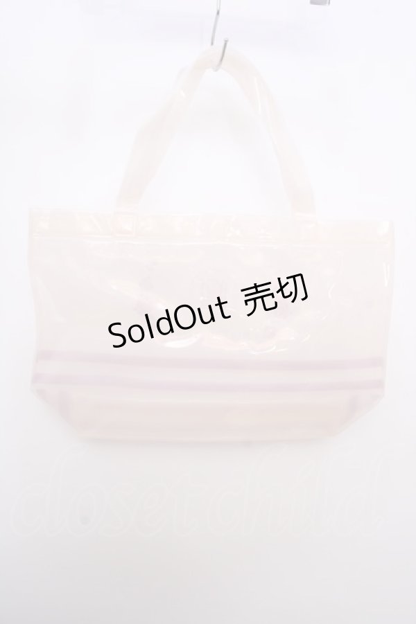 画像2: 【SALE】axes femme POETIQUE / ビニールトート   Y-23-11-10-027-AX-BG-SZ-ZT-K016 (2)