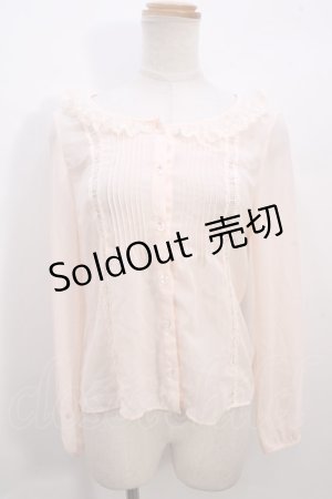 画像: 【SALE】Emily Temple cute / フェアリーシフォンブラウス  ピンク Y-23-12-05-032-ET-BL-SZ-ZT101