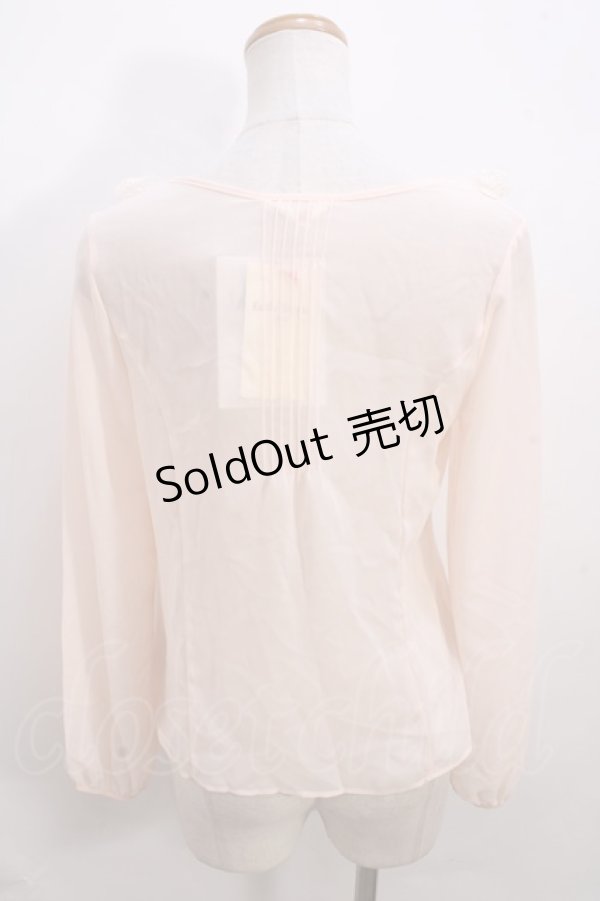画像2: 【SALE】Emily Temple cute / フェアリーシフォンブラウス  ピンク Y-23-12-05-032-ET-BL-SZ-ZT101 (2)