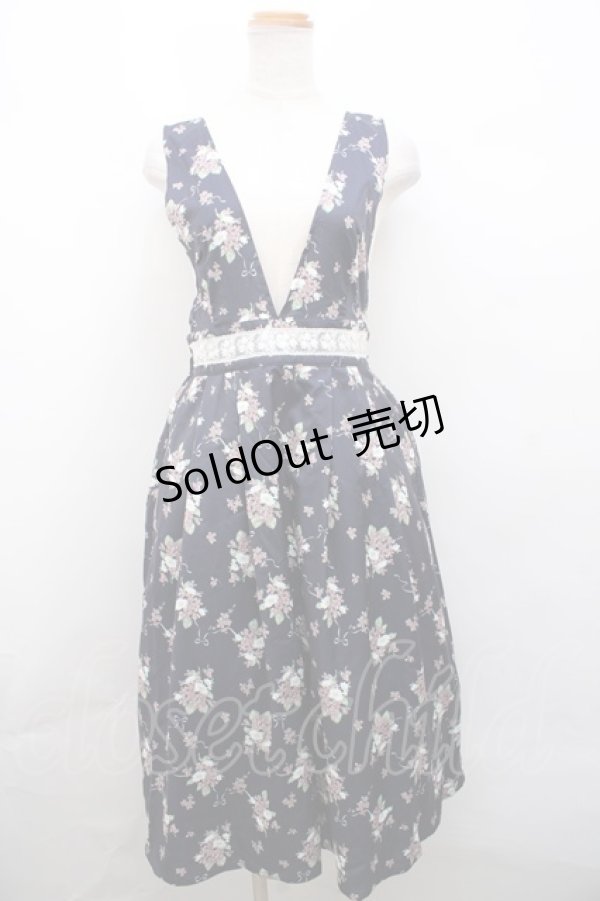 画像1: axes femme / 2023年福袋ワンピース M 紺 Y-23-12-17-127-AX-OP-SZ-ZT351 (1)