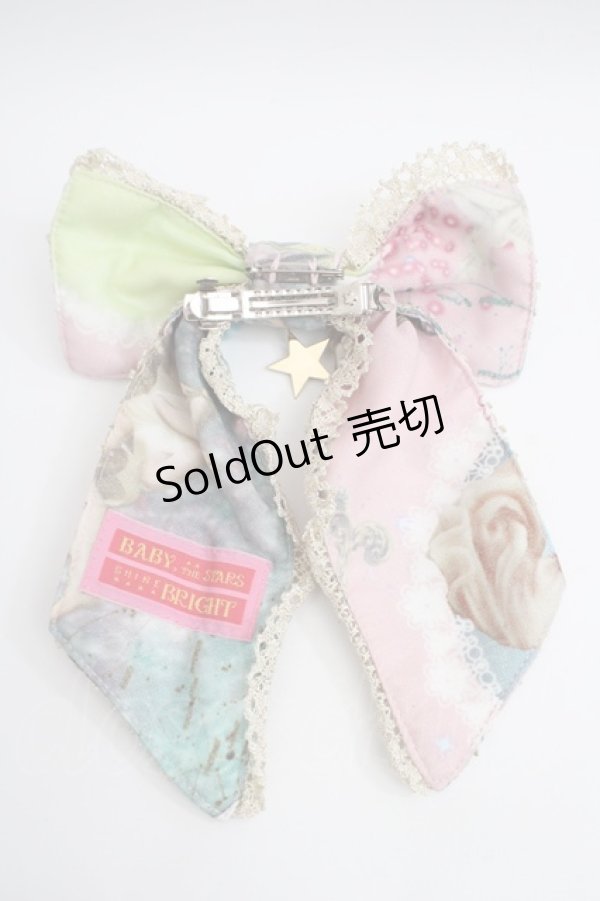 画像2: BABY,THE STARS SHINE BRIGHT / HAT 天体のHarmonia 天使の如く歌う星界の旋律 柄バレッタ  ピンク Y-24-01-16-019-BA-AC-AS-ZY (2)