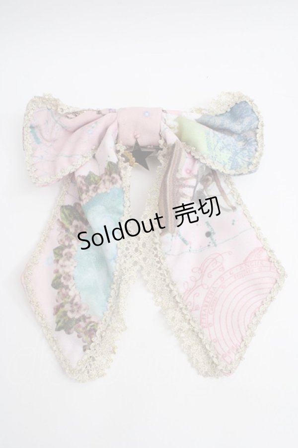 画像1: BABY,THE STARS SHINE BRIGHT / HAT 天体のHarmonia 天使の如く歌う星界の旋律 柄バレッタ  ピンク Y-24-01-16-020-BA-AC-AS-ZY (1)