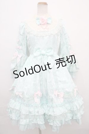 画像: Angelic Pretty / バラのお嬢様Dress  ミント Y-24-02-07-054-AP-OP-SZ-ZY