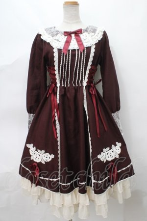 画像: BABY,THE STARS SHINE BRIGHT /Maria Rosa Misticaワンピース  ワイン Y-24-03-03-088-BA-OP-AS-ZS
