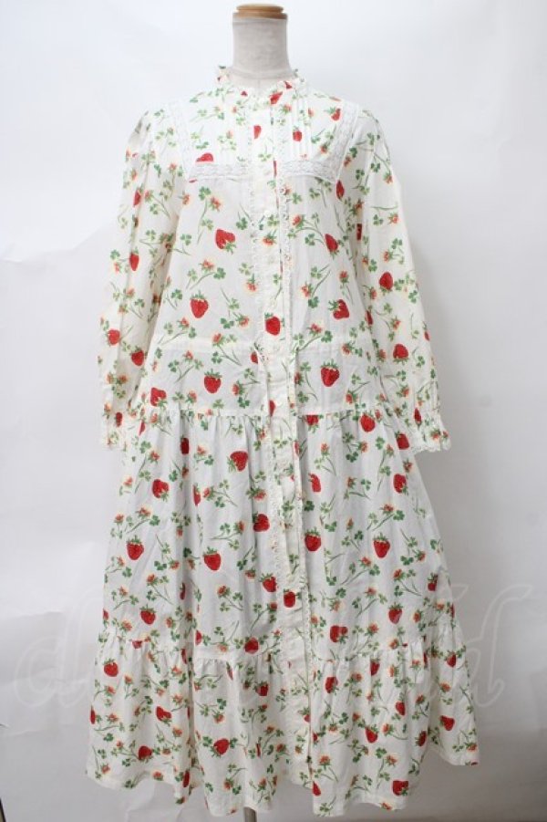 画像1: Jane Marple / Fortune gardenワワーキングドレス M オフホワイト Y-24-03-22-105-JM-OP-SZ-ZY (1)