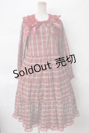 画像: PINK HOUSE×misako aoki / チェックワンピース  赤 Y-24-04-17-131-LO-OP-AS-ZY