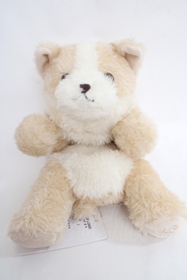画像1: Maison de FLEUR / コーギーポーチ F ベージュ Y-24-05-01-025-LO-ZA-SZ-ZT-K015 (1)