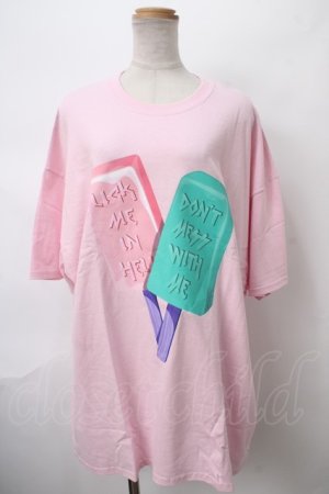 画像: MILKBOY / ICE CREAM Tシャツ XXL ピンク Y-24-05-06-117-MB-TO-SZ-ZY