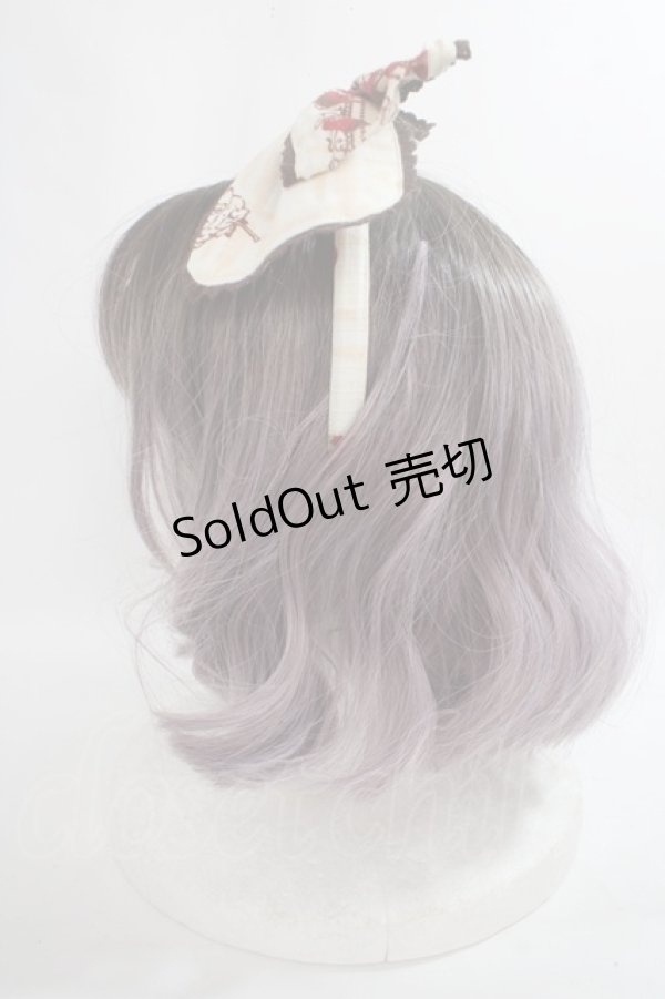 画像6: BABY,THE STARS SHINE BRIGHT / Strawberry Loves Chocolate柄エプロンフリルジャンパースカート・カチューシャセット  生成り Y-24-05-06-144-BA-OP-SZ-ZY (6)