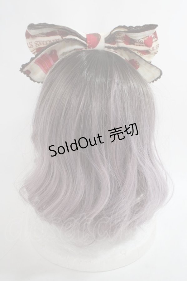 画像7: BABY,THE STARS SHINE BRIGHT / Strawberry Loves Chocolate柄エプロンフリルジャンパースカート・カチューシャセット  生成り Y-24-05-06-144-BA-OP-SZ-ZY (7)