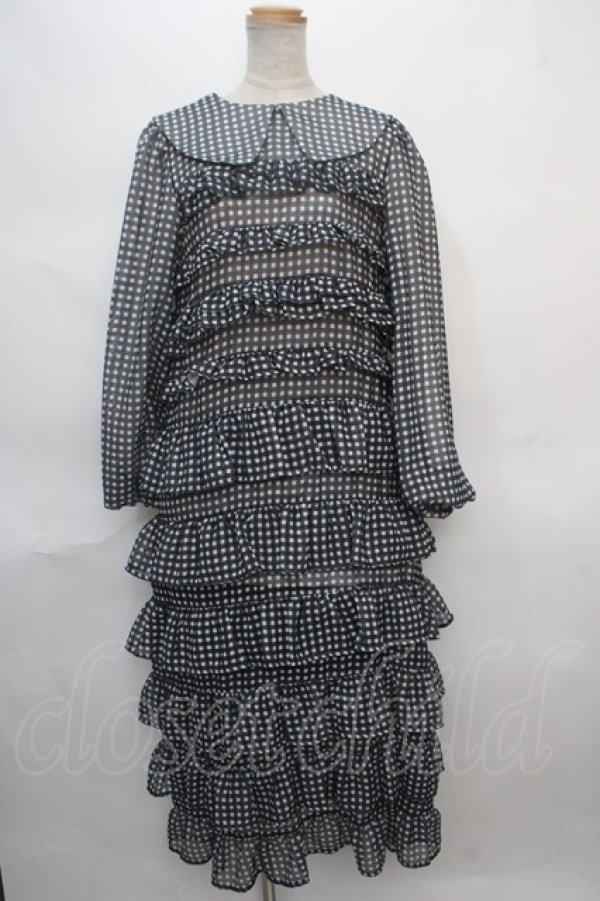 画像1: Candy Stripper / MY SWEETIE DRESS 2 ブラック Y-24-05-06-166-PU-OP-SZ-ZT278 (1)