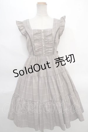 画像: axes femme kawaii / アメリアジャンパースカート  ブラウン Y-24-05-10-092-AX-OP-AS-OS