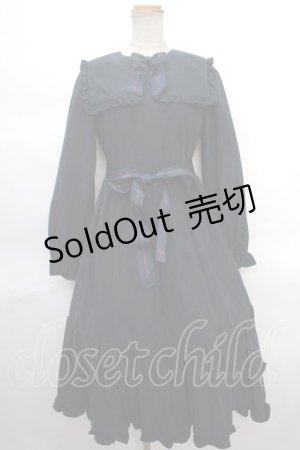 画像: Maison de FLEUR / SnowWhite/ワンピース F ネイビー Y-24-05-10-097-LO-OP-SZ-ZT173