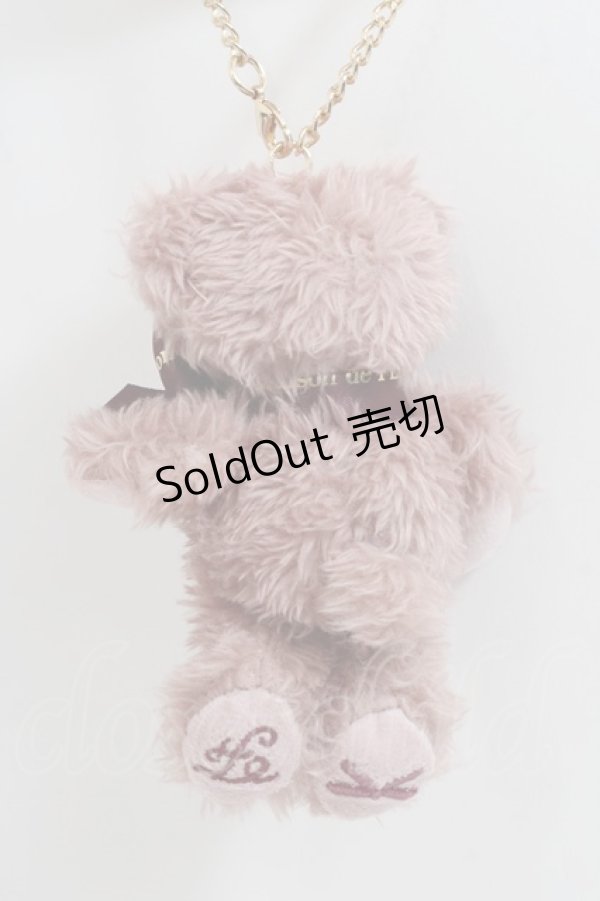 画像2: Maison de FLEUR / リボンベアチャーム F ダークピンク Y-24-05-13-013-LO-ZA-SZ-ZT-K015 (2)