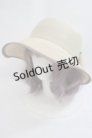 画像: Maison de FLEUR / リボンスリットパイピングハット F ライトブラウン Y-24-05-13-024-LO-AC-SZ-ZT308