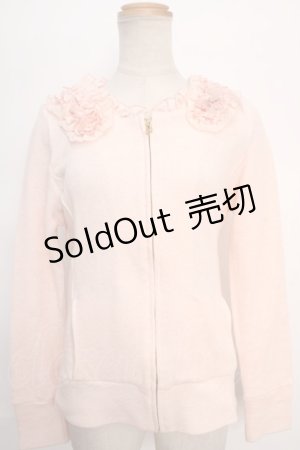 画像: 【SALE】Emily Temple cute / ZIPカーディガン  ピンク Y-24-05-18-067-ET-TO-SZ-ZT099