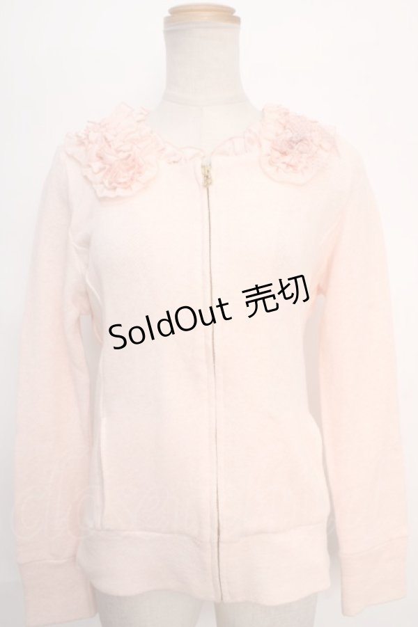 画像1: 【SALE】Emily Temple cute / ZIPカーディガン  ピンク Y-24-05-18-067-ET-TO-SZ-ZT099 (1)