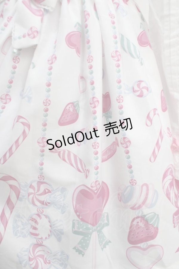 画像4: Angelic Pretty / Candy Ornamentワンピース  シロ Y-24-05-20-108-AP-OP-SZ-ZY (4)