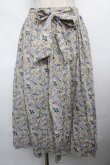 画像1: axes femme / 小花柄ふんわりミディスカート M ベージュ Y-24-05-20-175-AX-SK-SZ-ZT028 (1)