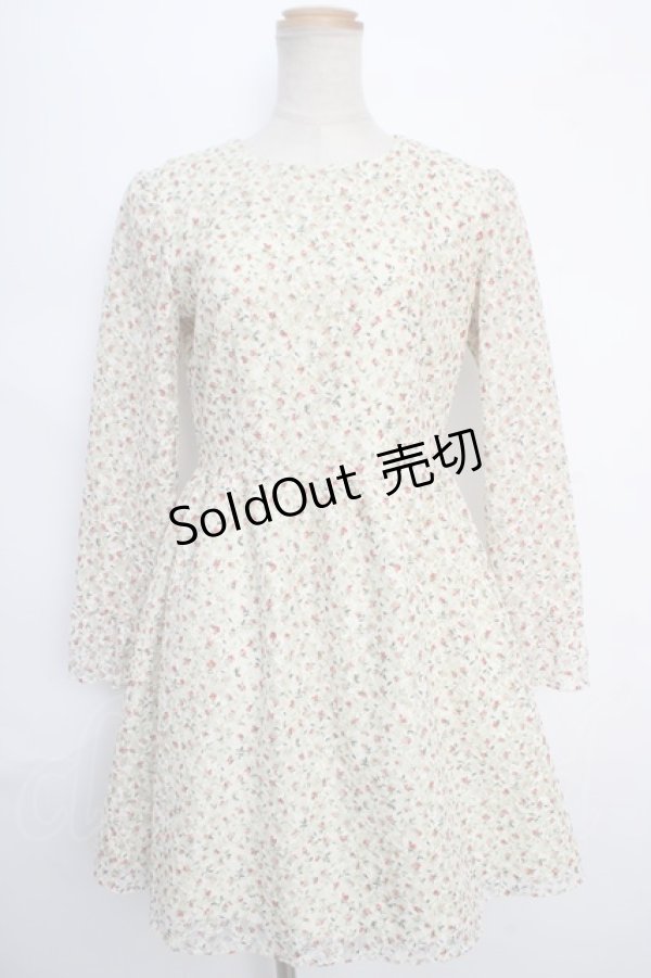 画像1: MILK /プティ・ルルベDRESS - ホワイト Y-24-05-25-060-ML-OP-SZ-ZT164 (1)