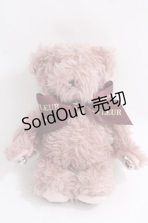 画像: Maison de FLEUR / 抱っこリボンベアぬいぐるみ F ダークピンク Y-24-06-27-055-LO-ZA-SZ-ZT-K015