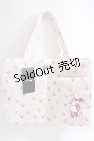 画像: Maison de FLEUR / Minnie Mouse/フラワープリントトートバッグ F ピンク Y-24-06-27-063-LO-BG-SZ-ZT-K012