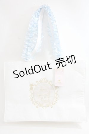 画像: Maison de FLEUR / EC限定Cinderella/スクエアトートバッグ F アイボリー Y-24-06-27-069-LO-BG-SZ-ZT-K012