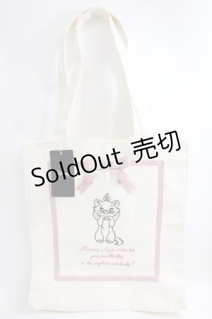 画像: Maison de FLEUR / Disney Marie/スクエアトートバッグ F ピンク Y-24-06-27-070-LO-BG-AS-ZT-K012