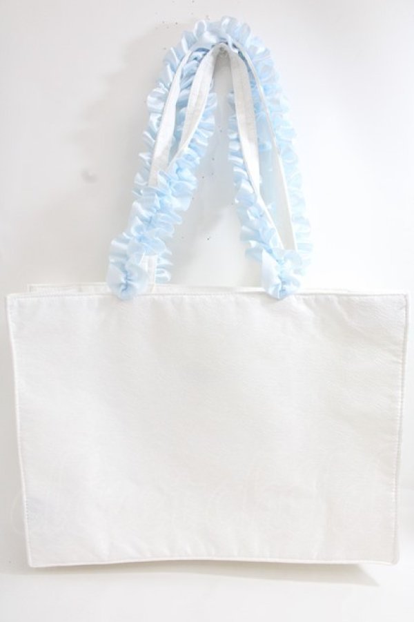 画像2: Maison de FLEUR / EC限定 cinderelaスクエアトートバック   Y-24-06-27-078-LO-BG-AS-ZT-K012 (2)