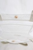 画像3: Maison de FLEUR / レースクリアスクエアトートバッグ F アイボリー Y-24-06-27-088-LO-BG-SZ-ZT-K012 (3)