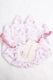 画像2: Maison de FLEUR / ラビット巾着 F ピンク Y-24-06-27-012-LO-ZA-SZ-ZT-K015 (2)