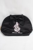 画像1: Maison de FLEUR / Minnie Mouse/ラウンドポーチ F ブラック Y-24-06-27-002-LO-ZA-SZ-ZT-K015 (1)