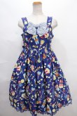 画像1: Angelic Pretty / Happy Park Carnivalジャンパースカート  紺 Y-24-07-07-079-AP-OP-SZ-ZS (1)